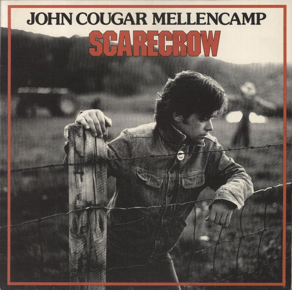 John Cougar Mellencamp Scarecrow Australian vinyl LP album (LP record) 824865-1