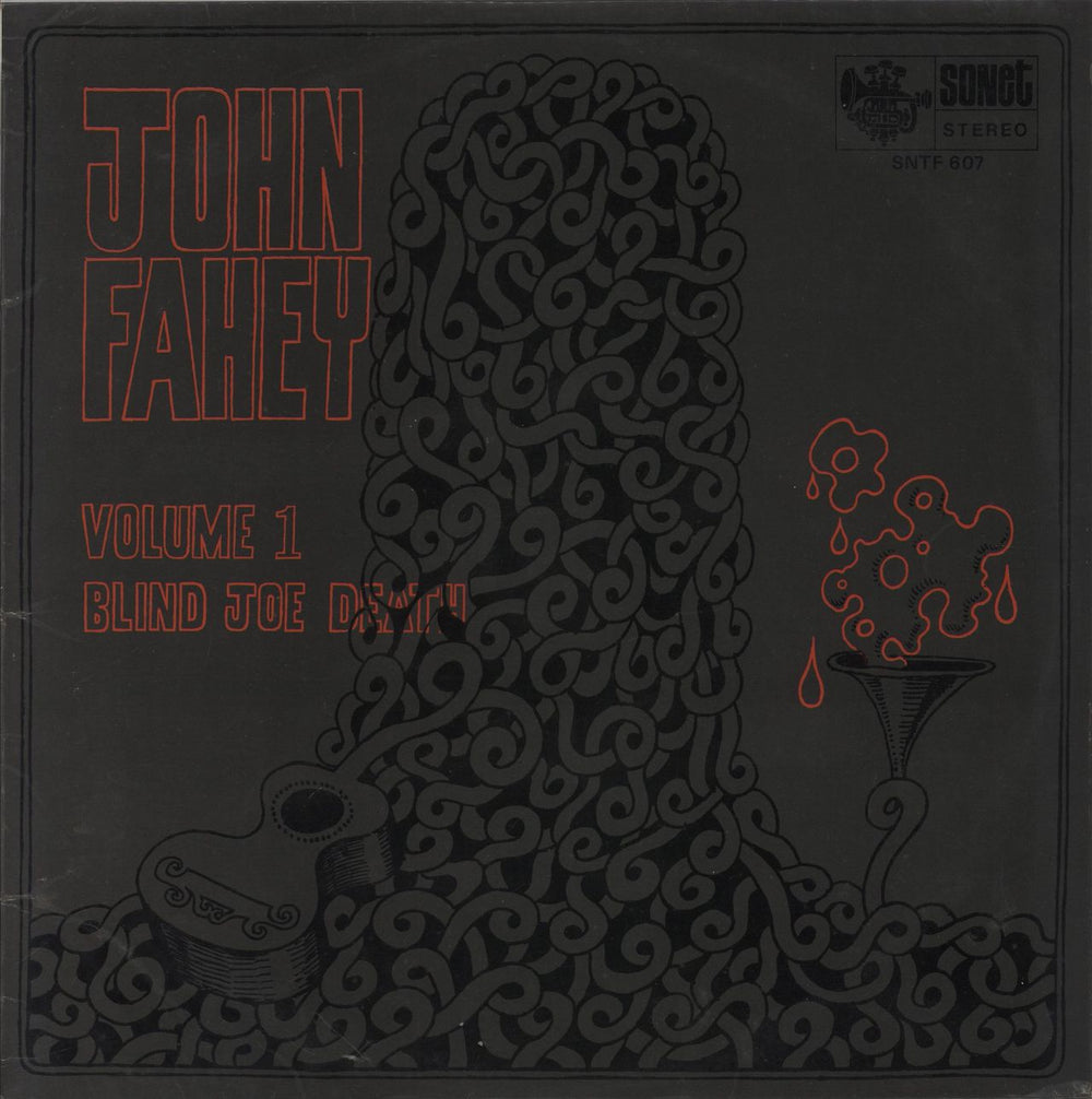 John Fahey Volume 1 - Blind Joe Death - VG UK vinyl LP album (LP record) SNTF607