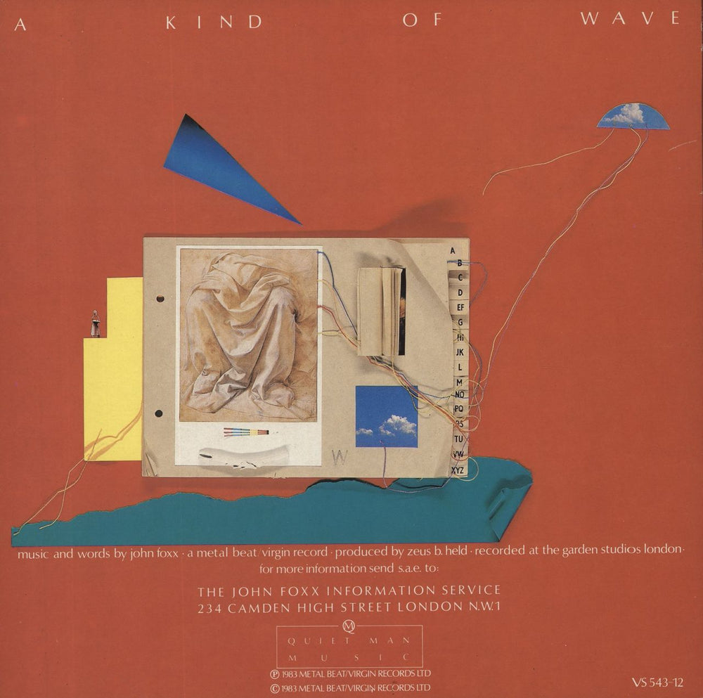 John Foxx Endlessly UK 12" vinyl single (12 inch record / Maxi-single)