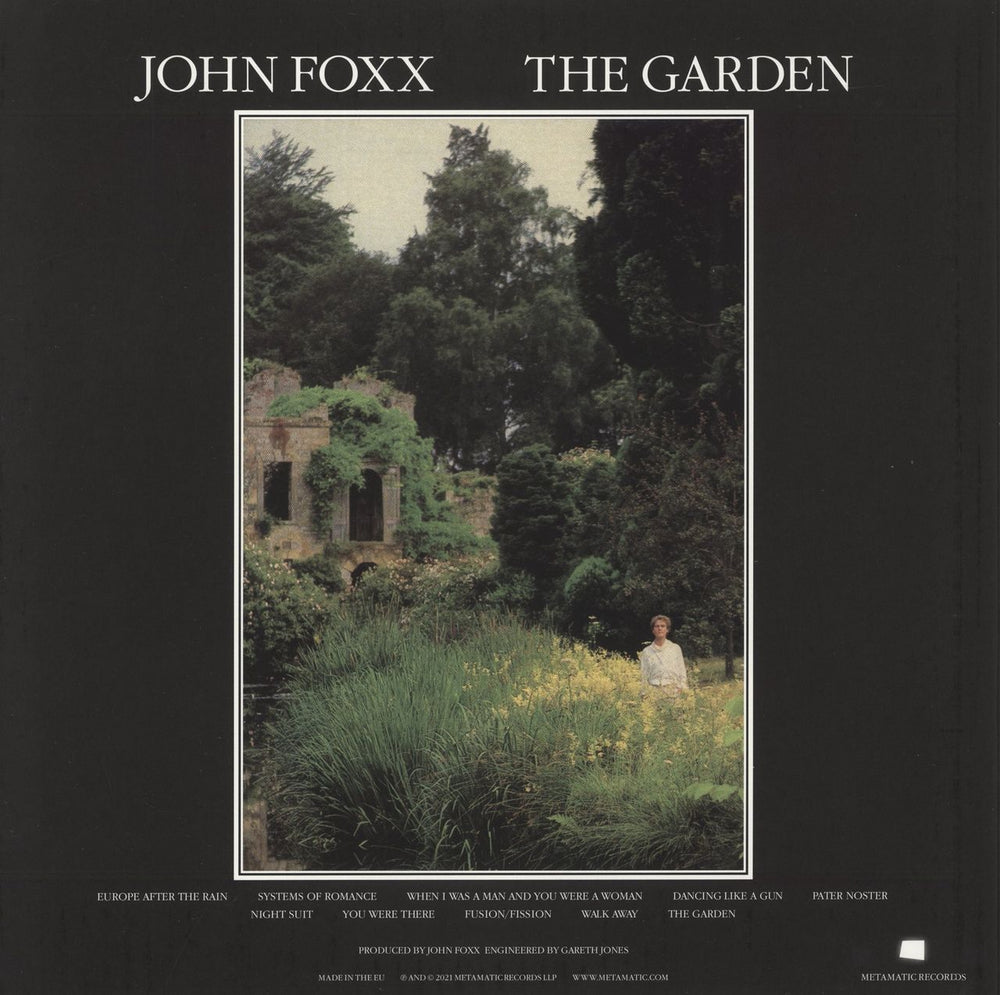 John Foxx The Garden - Yellow Vinyl UK vinyl LP album (LP record)