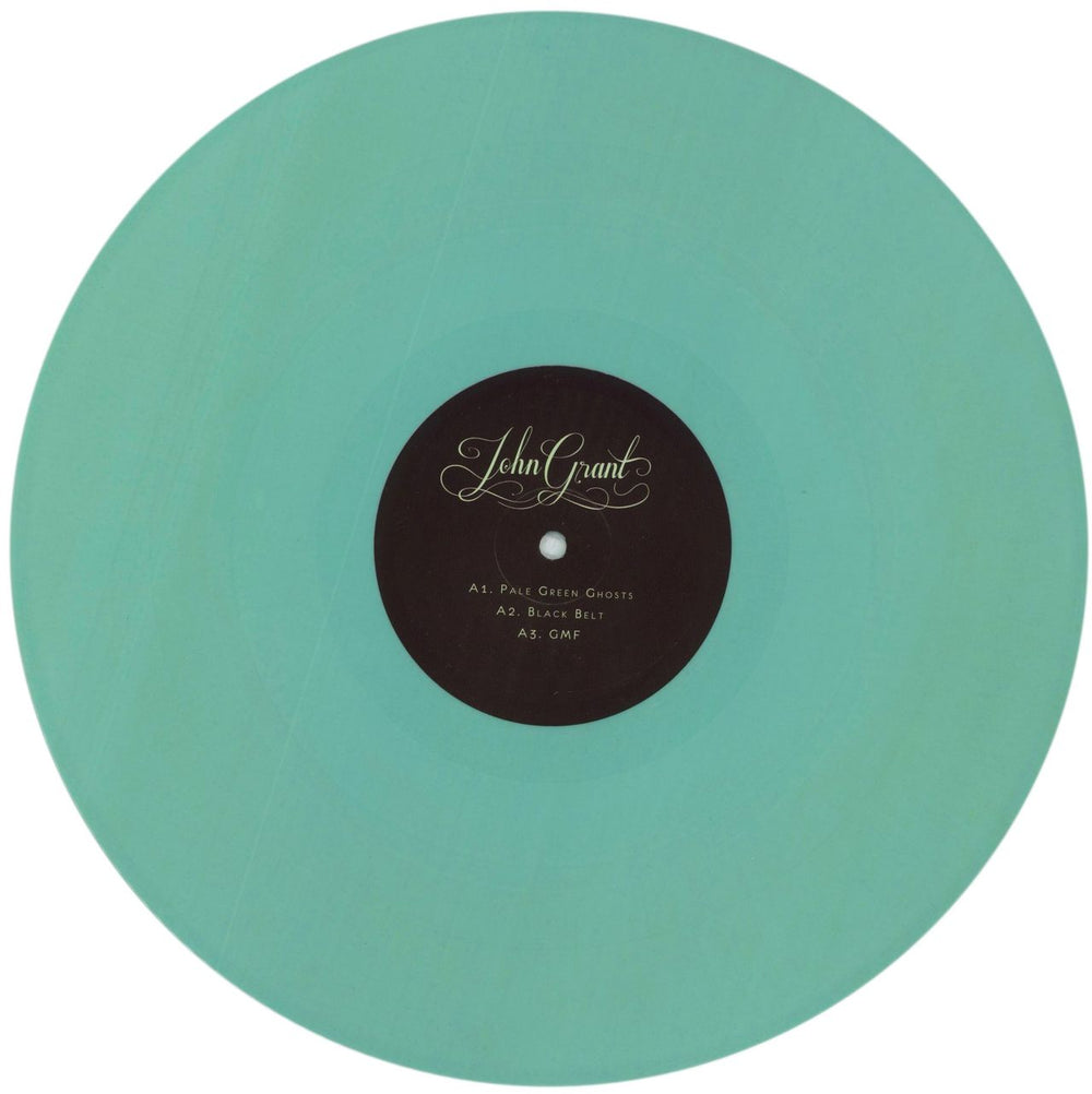 John Grant Pale Green Ghosts - Mint Green Vinyl - EX UK 2-LP vinyl record set (Double LP Album) JZ22LPA849163