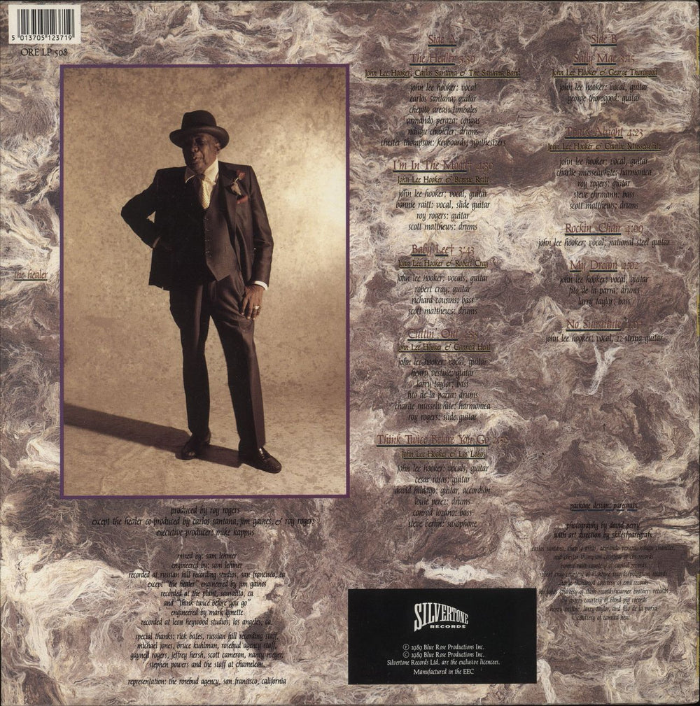 John Lee Hooker The Healer UK vinyl LP album (LP record) 5013705123719