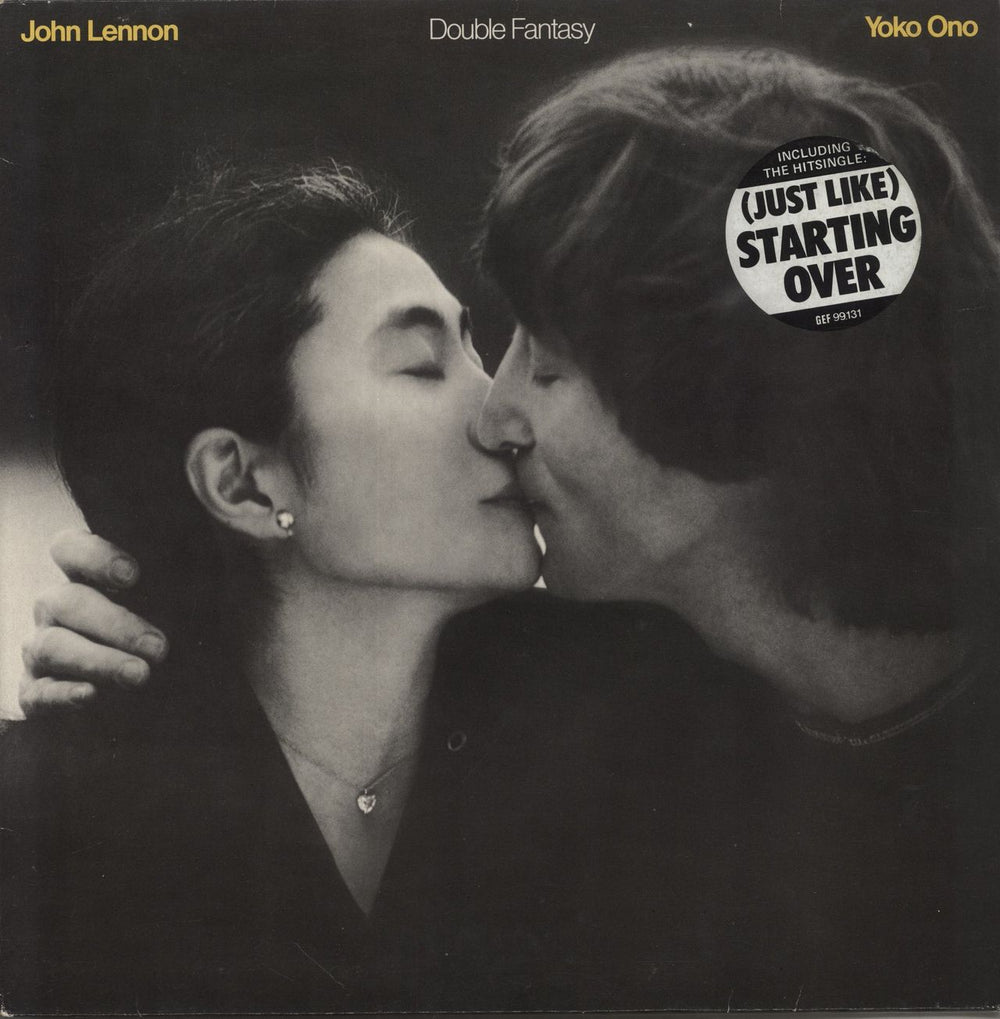 John Lennon Double Fantasy - Hype Stickered Sleeve Dutch vinyl LP album (LP record) GES99131