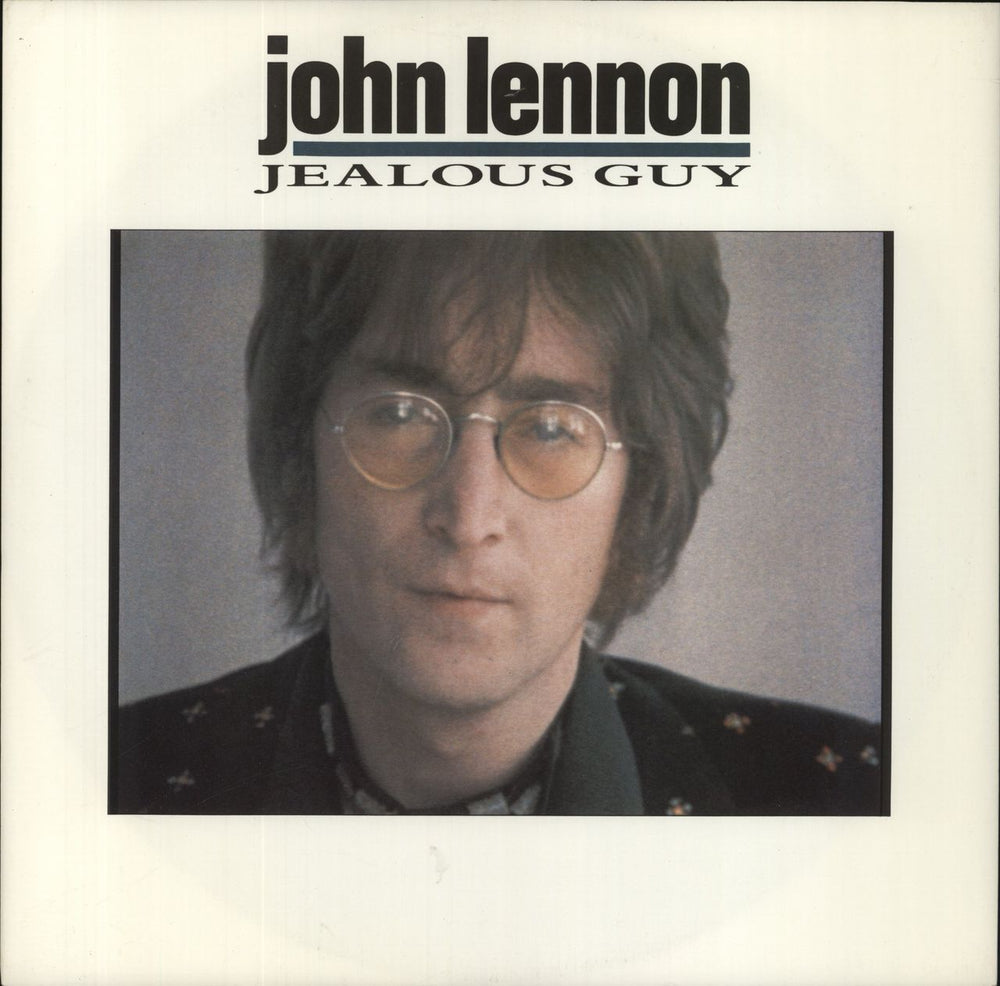 John Lennon Jealous Guy UK 12" vinyl single (12 inch record / Maxi-single) 12R6117