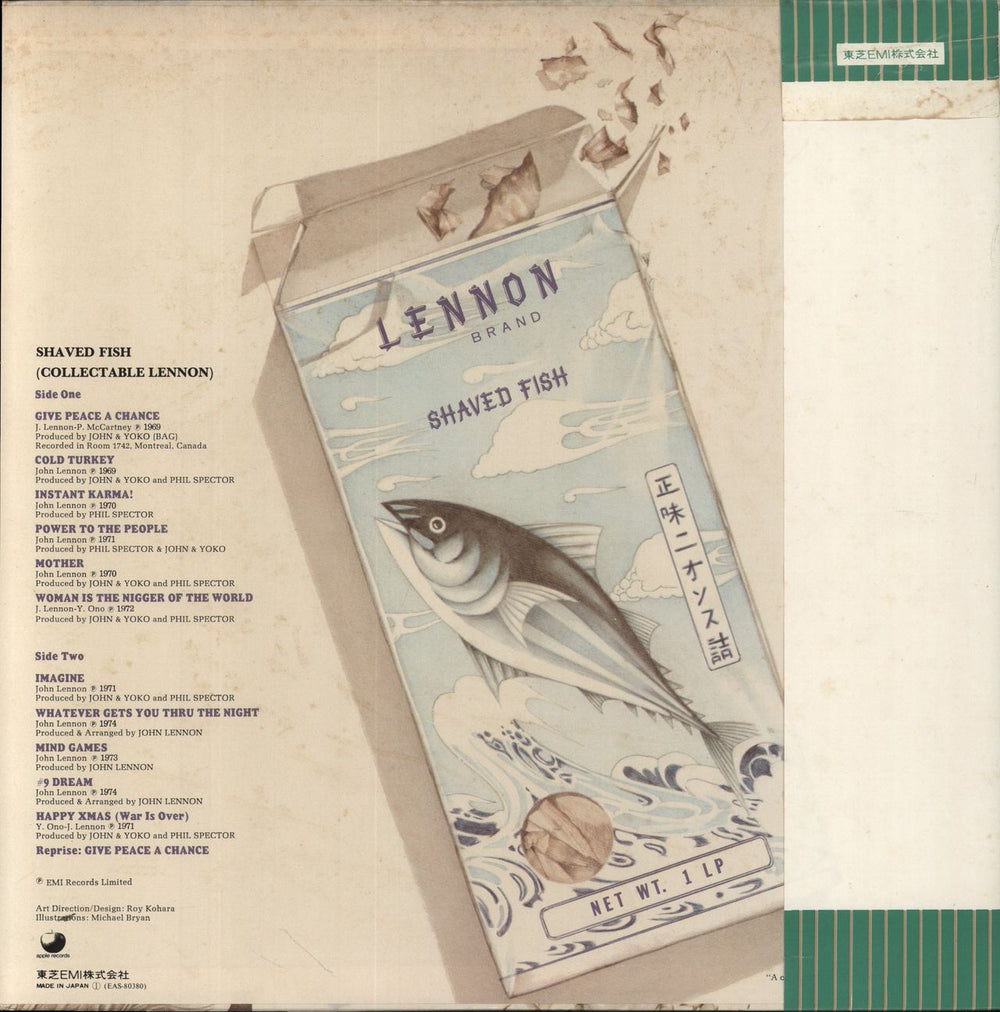 John Lennon Shaved Fish Japanese vinyl LP album (LP record)
