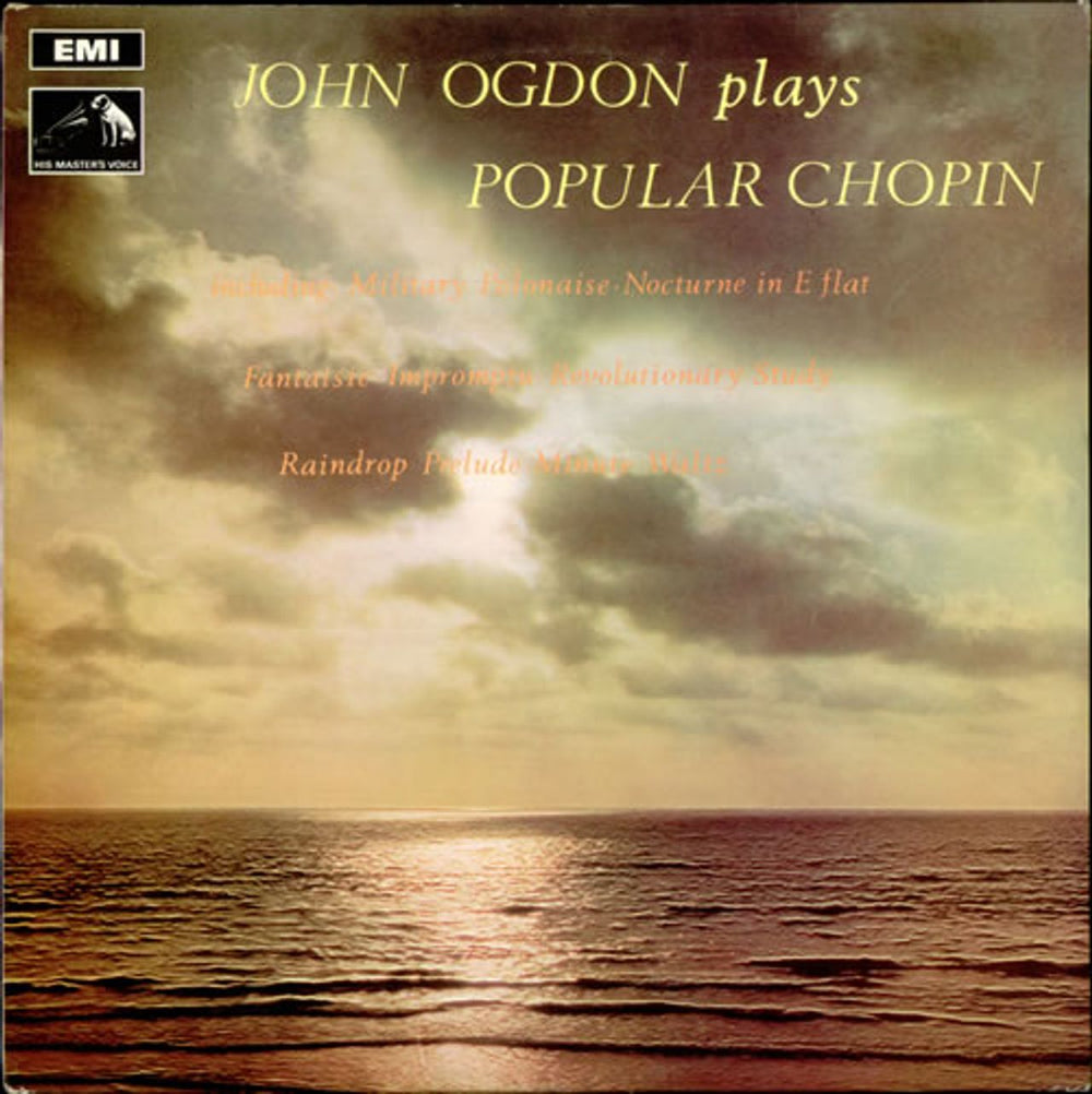 John Ogdon John Ogden plays Popular Chopin UK vinyl LP album (LP record) HQS1189