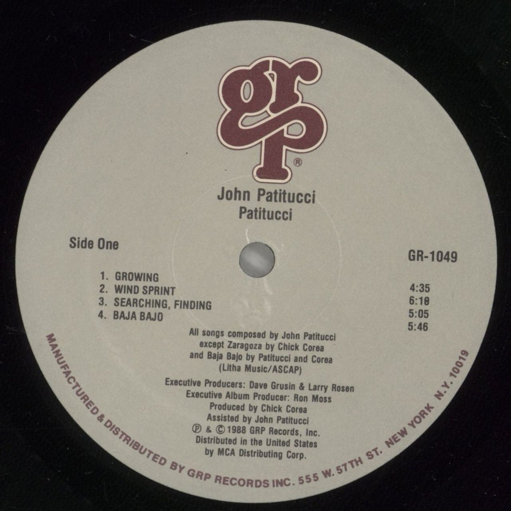 John Patitucci John Patitucci - Shrink US vinyl LP album (LP record) J3HLPJO878990