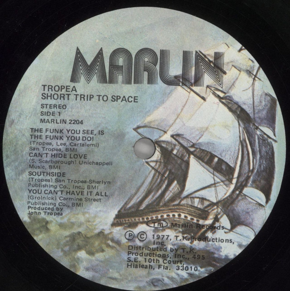 John Tropea Short Trip To Space US vinyl LP album (LP record) TRJLPSH861589