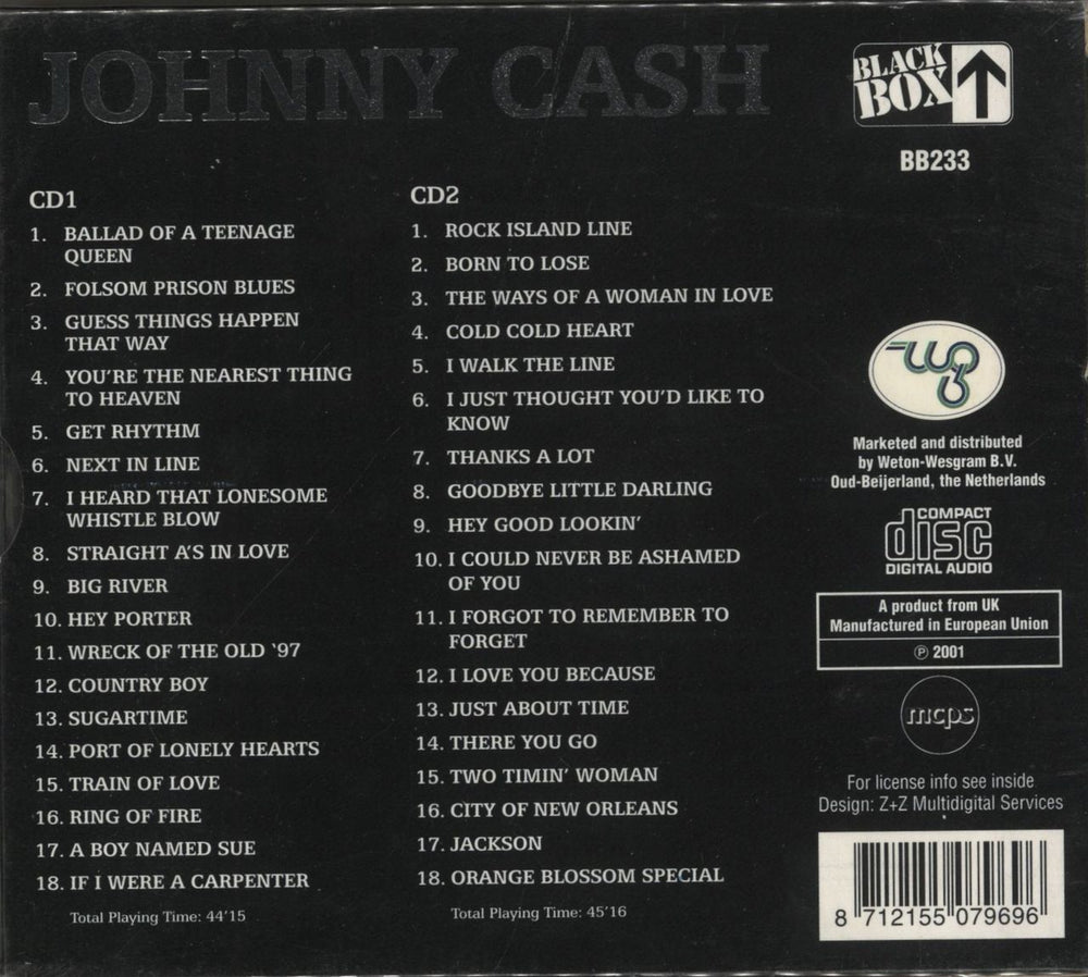 Johnny Cash A Boy Named Sue UK 2 CD album set (Double CD) 8712155079696