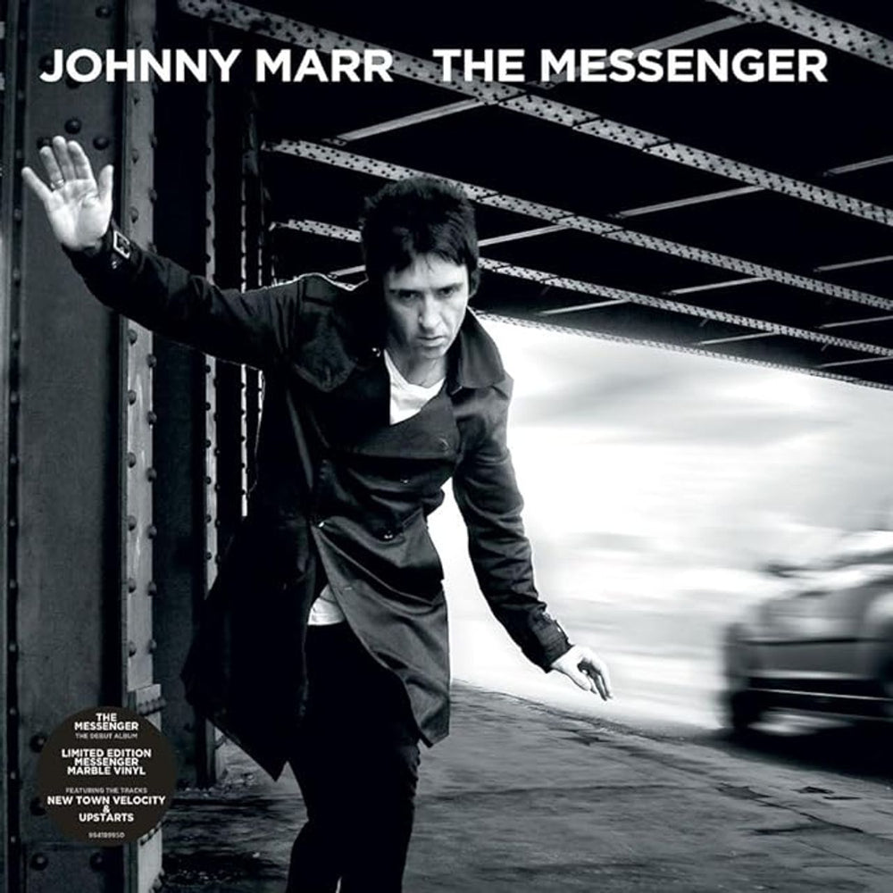 Johnny Marr The Messenger - Marbled Vinyl - Sealed UK vinyl LP album (LP record) 4099964189957