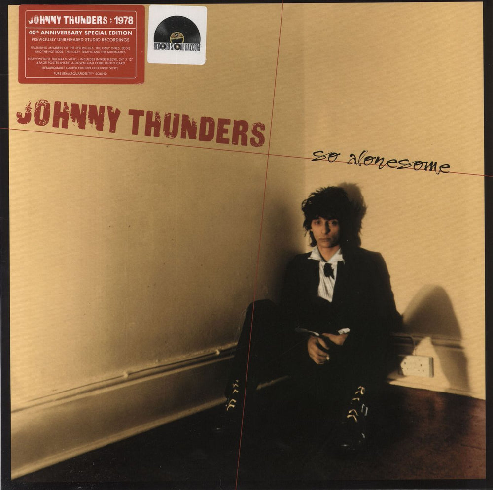 Johnny Thunders & The Heartbreakers So Alonesome - RSD - Pearlescent Vinyl UK vinyl LP album (LP record) RMQ2