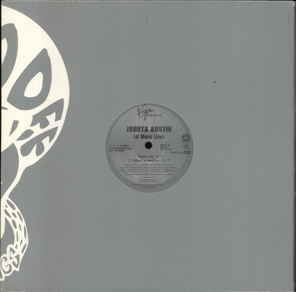 Johnta Austin Lil More Love US 12" vinyl single (12 inch record / Maxi-single)