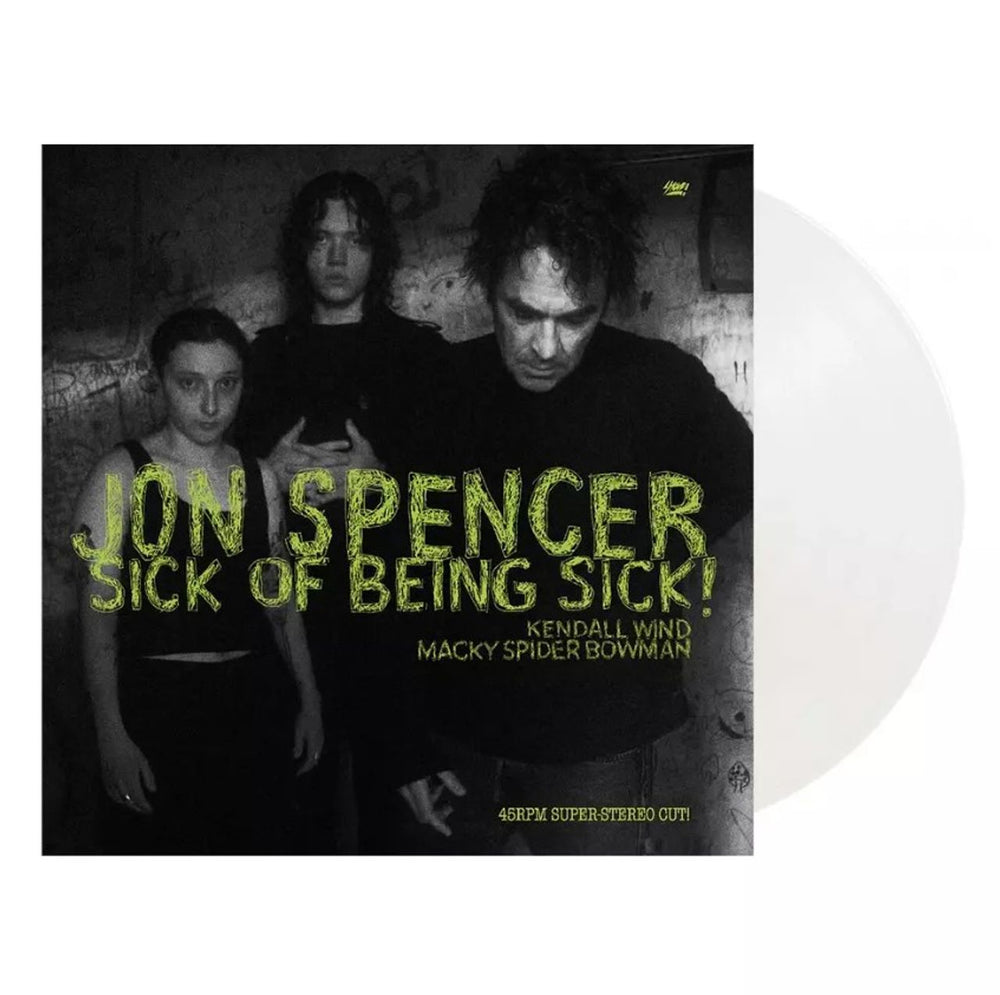 Jon Spencer Sick Of Being Sick - Clear Vinyl - Sealed US vinyl LP album (LP record) 8S1LPSI854669