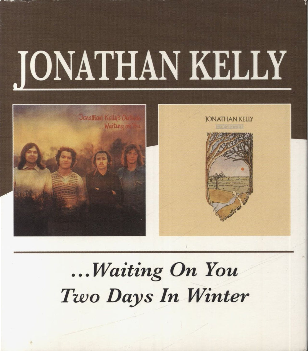 Jonathan Kelly ...Waiting On You/Two Days In Winter UK 2 CD album set (Double CD) BGOCD585