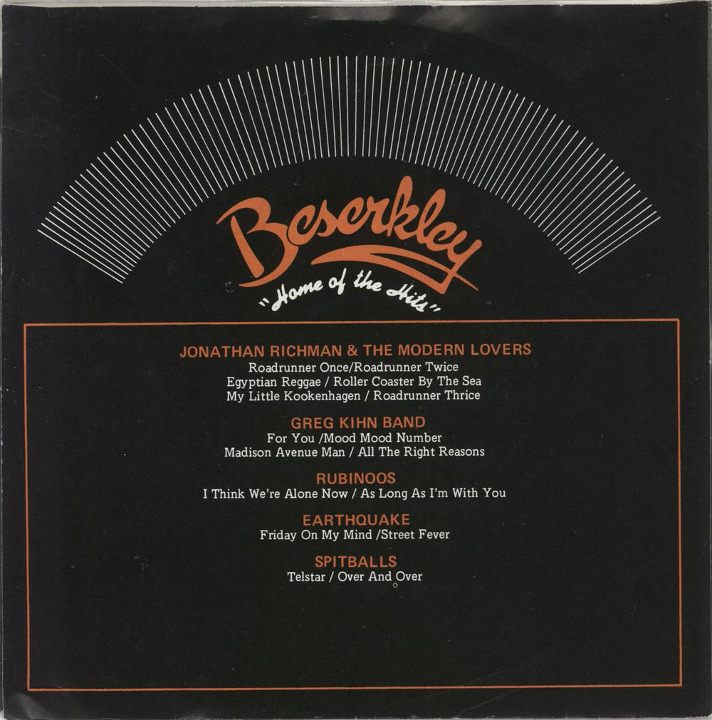 Jonathan Richman & The Modern Lovers My Little Kookenhaken / Roadrunner Thrice Dutch 7" vinyl single (7 inch record / 45) JHR07MY833594