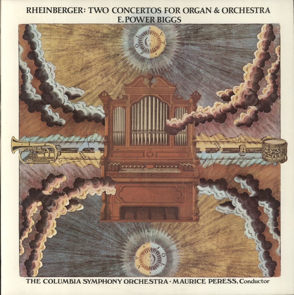 Josef Rheinberger Rheinberger: Two Concertos For Organ & Orchestra E Power Biggs op. 137 / G-moll, Op. 177 UK vinyl LP album (LP record) 61574
