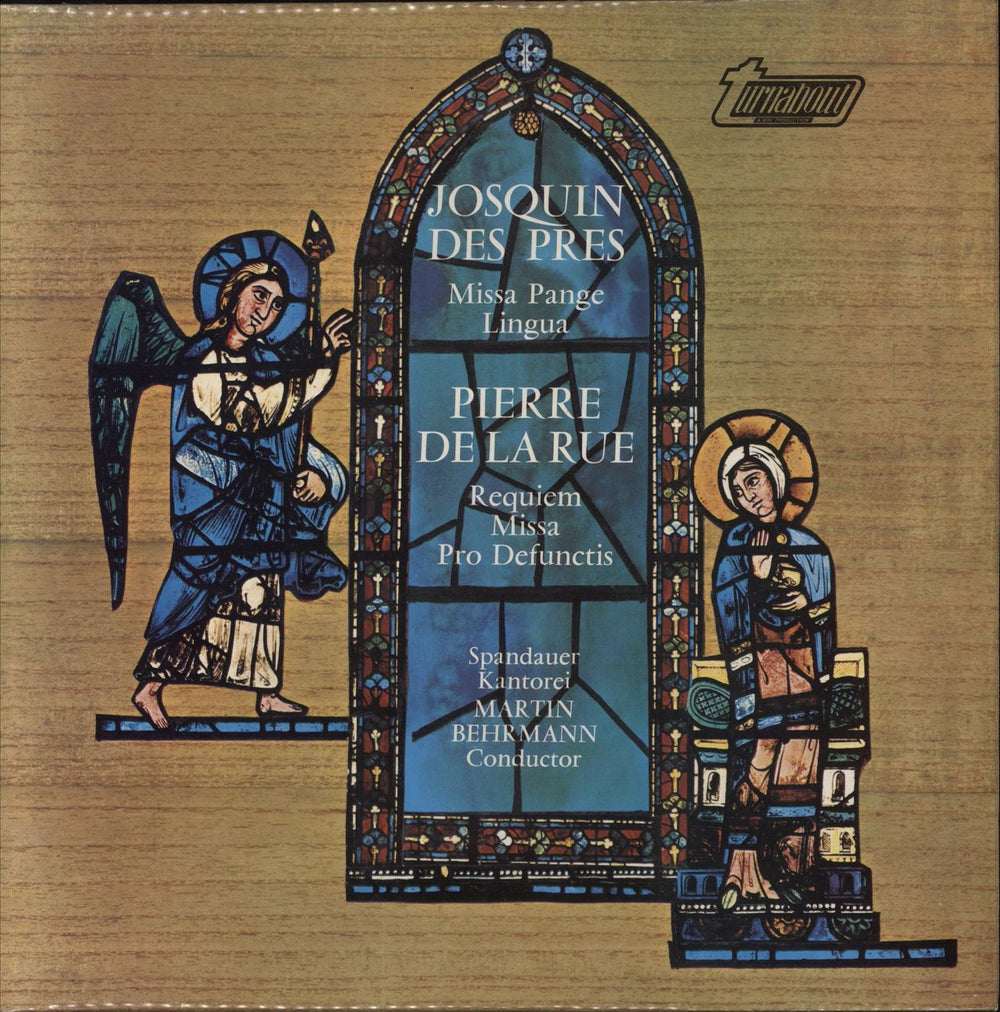 Josquin Des Prés Josquin Des Prés: Missa Pange Lingua / Pierre De La Rue: Requiem Missa Pro Defunctis UK vinyl LP album (LP record) TV34431S