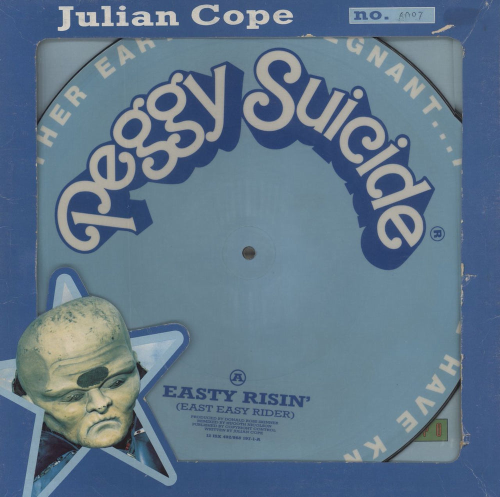 Julian Cope Eastly Risin' - VG UK 12" vinyl picture disc (12 inch picture record) 12ISX492