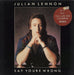 Julian Lennon Say You're Wrong - Hype Stickered Sleeve UK 12" vinyl single (12 inch record / Maxi-single) JL312