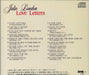 Julie London Love Letters Japanese CD album (CDLP)