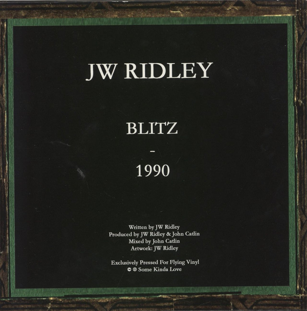 JW Ridley Blitz / 1990 UK 7" vinyl single (7 inch record / 45)