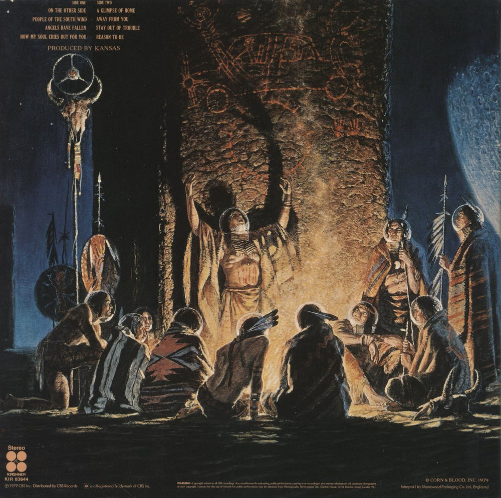 Kansas Monolith UK vinyl LP album (LP record)