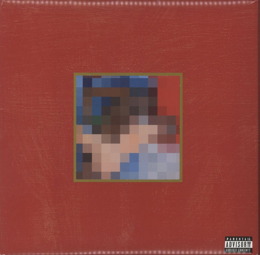 Kanye West My Beautiful Dark Twisted Fantasy US 3-LP vinyl record set (Triple LP Album) B0014695-01