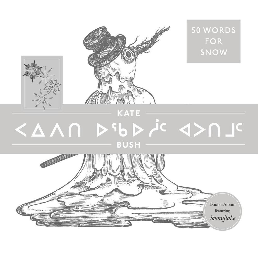 Kate Bush 50 Words For Snow - Polar Edition 180 Gram + Metallic Obi & Christmas Card UK 2-LP vinyl record set (Double LP Album) FP10LPSE