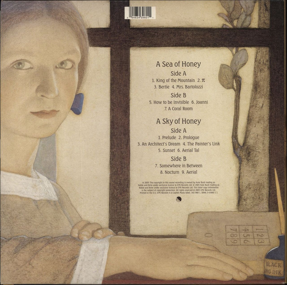 Kate Bush Aerial - 1st UK 2-LP vinyl record set (Double LP Album) 094634396011
