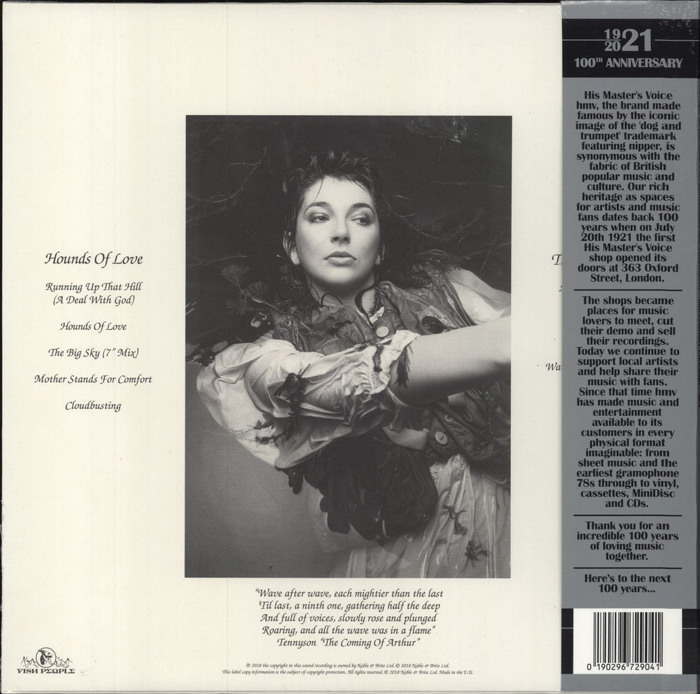 Kate Bush Hounds Of Love - 180gm Coloured - Sealed UK vinyl LP album (LP record) 190296729041