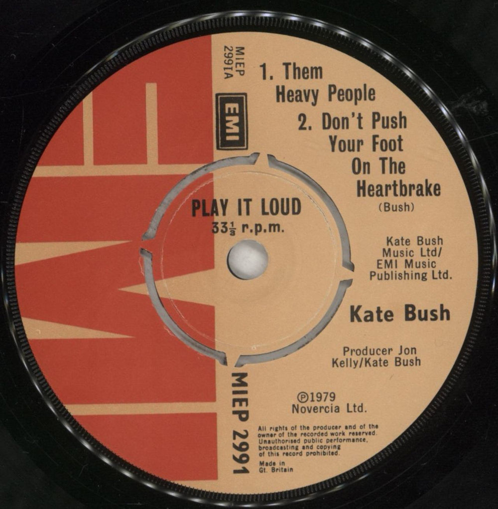 Kate Bush On Stage - Gatefold UK 7" vinyl single (7 inch record / 45) BUS07ON38695