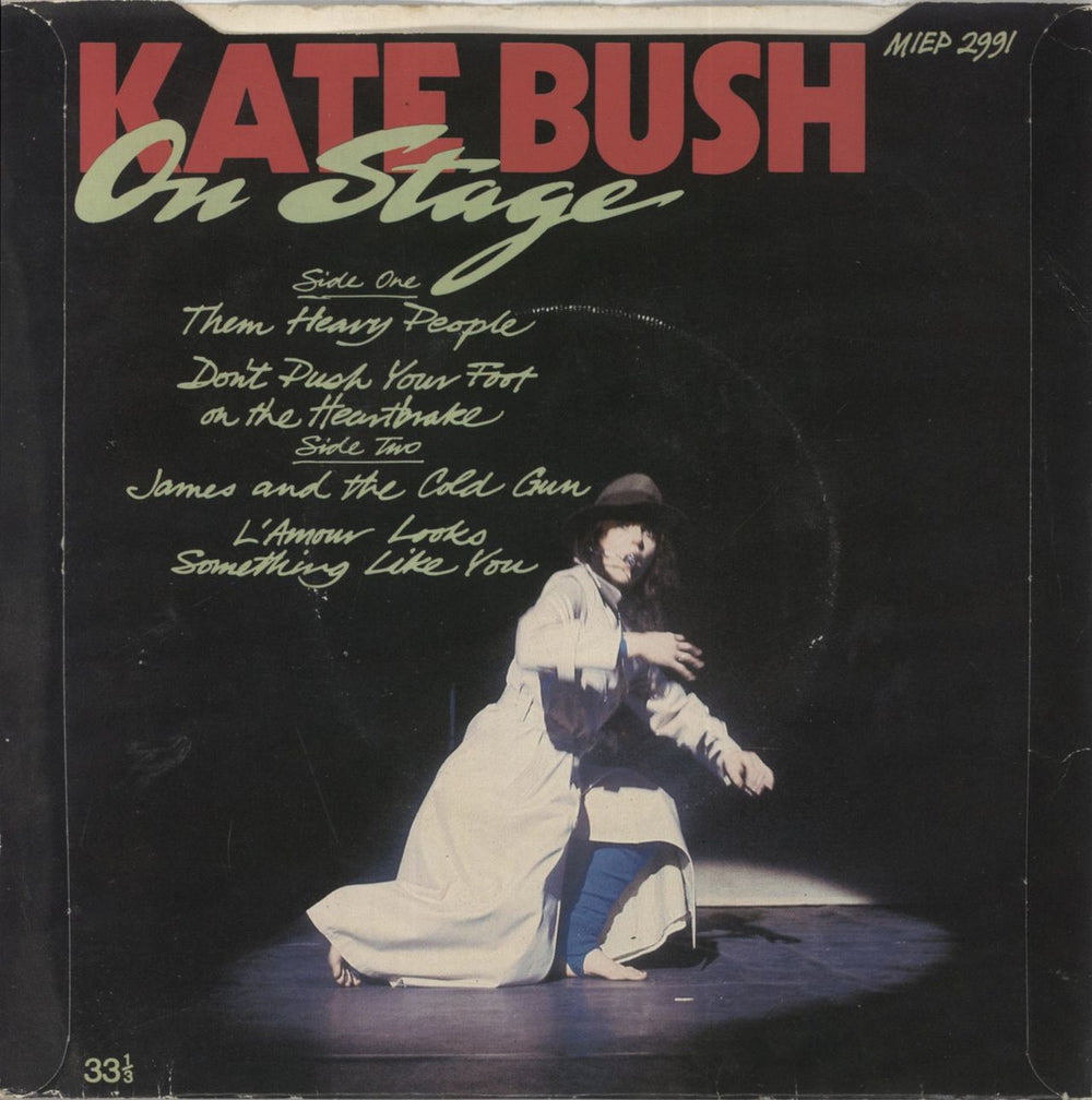 Kate Bush On Stage UK 7" vinyl single (7 inch record / 45)