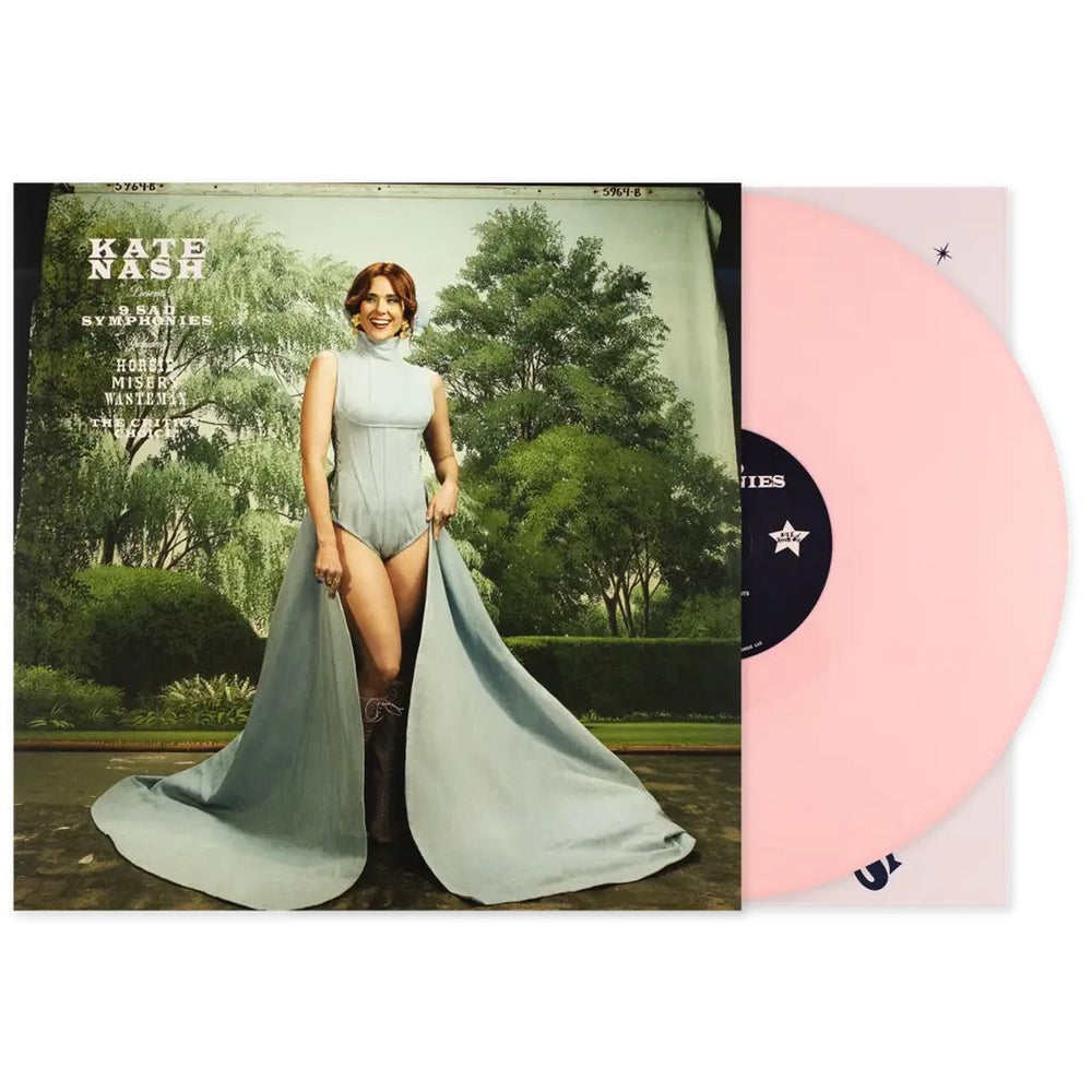 Kate Nash 9 Sad Symphonies - Baby Pink Vinyl - Sealed UK vinyl LP album (LP record) KNHLPSA839832