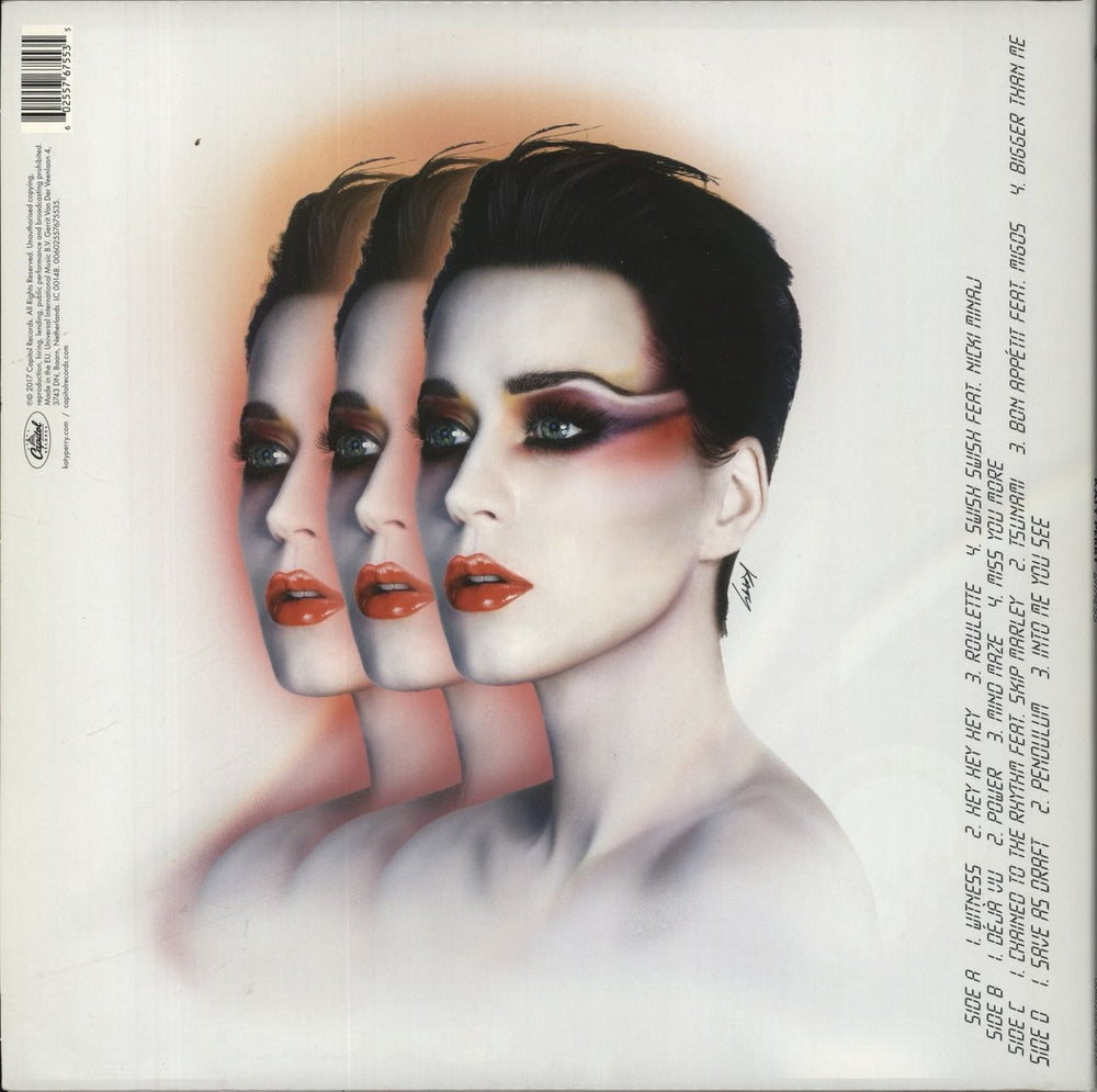 Katy Perry Witness - EX UK 2-LP vinyl record set (Double LP Album) 602557675535