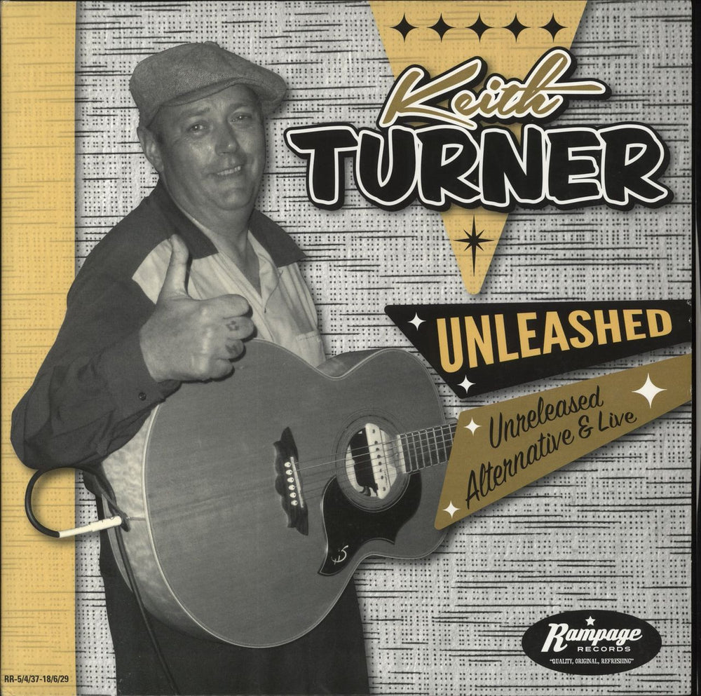 Keith Turner Unleashed + DVD UK vinyl LP album (LP record) RR-5/4/37-18/6/29