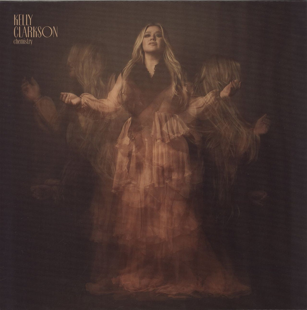 Kelly Clarkson Chemistry - Coke Bottle Clear Vinyl UK vinyl LP album (LP record) 075678627750