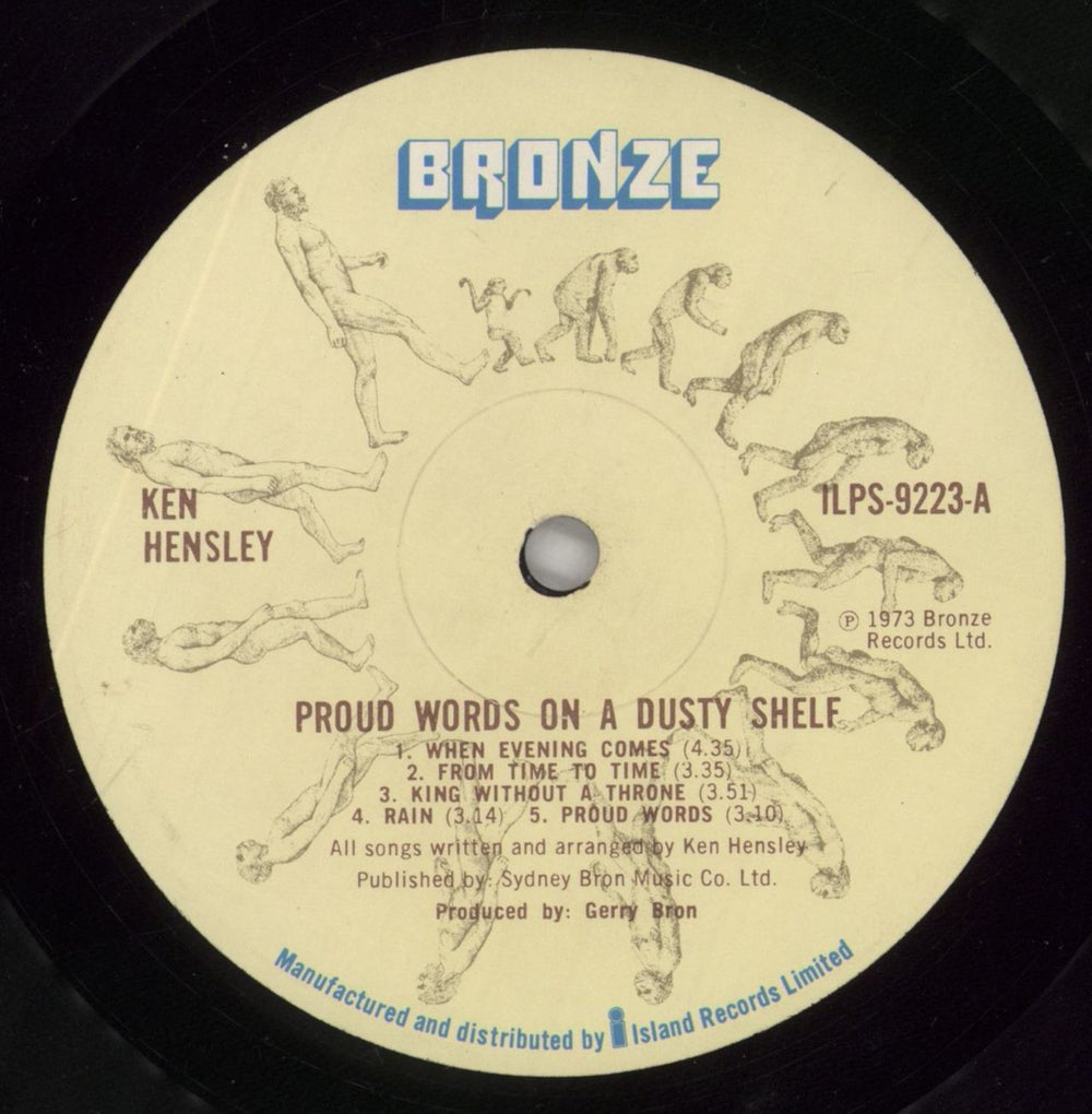 Ken Hensley Proud Words On A Dusty Shelf - 1st - VG+ UK vinyl LP album (LP record) KHYLPPR803302