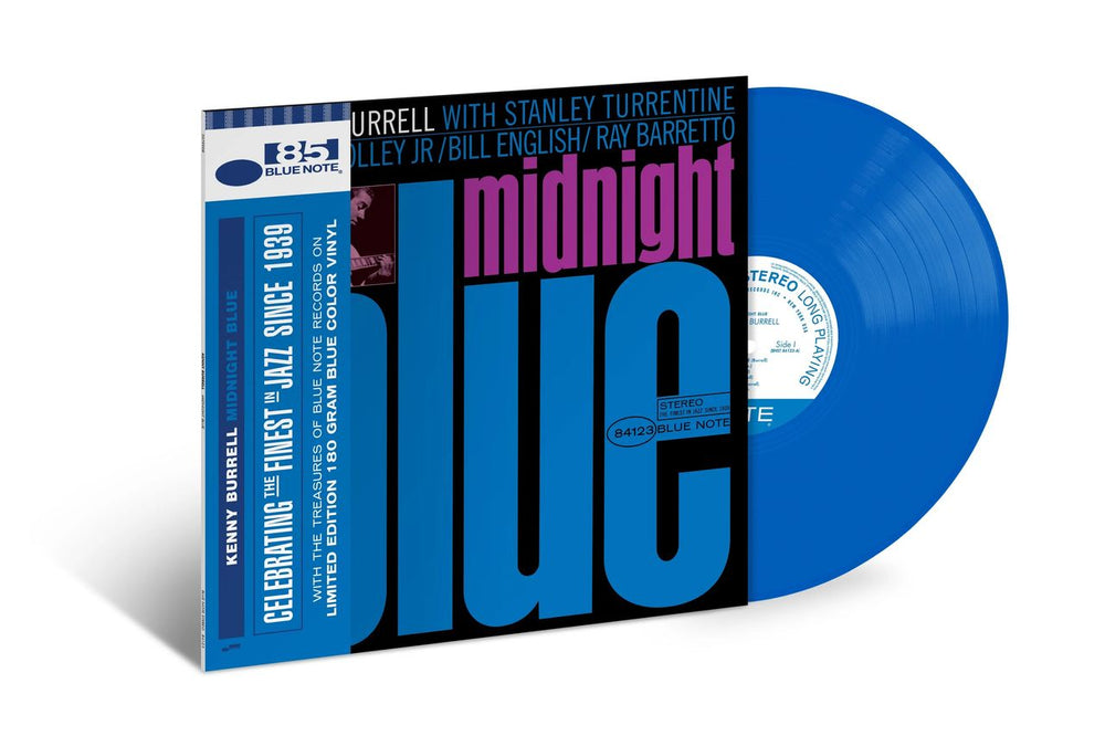 Kenny Burrell Midnight Blue - Blue Note 85 Series 180 Gram Blue Vinyl - Sealed UK vinyl LP album (LP record) 6511743