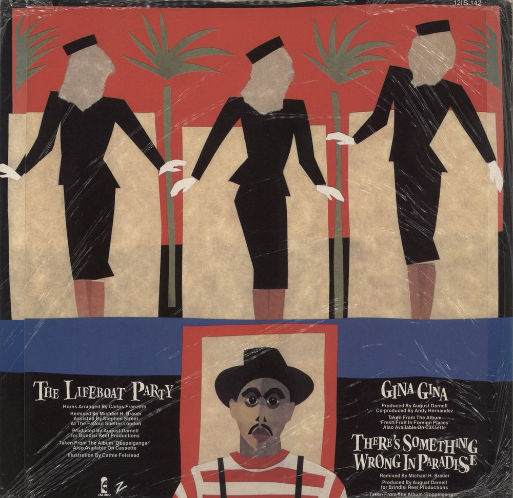 Kid Creole & The Coconuts The Lifeboat Party - Shrink UK 12" vinyl single (12 inch record / Maxi-single)