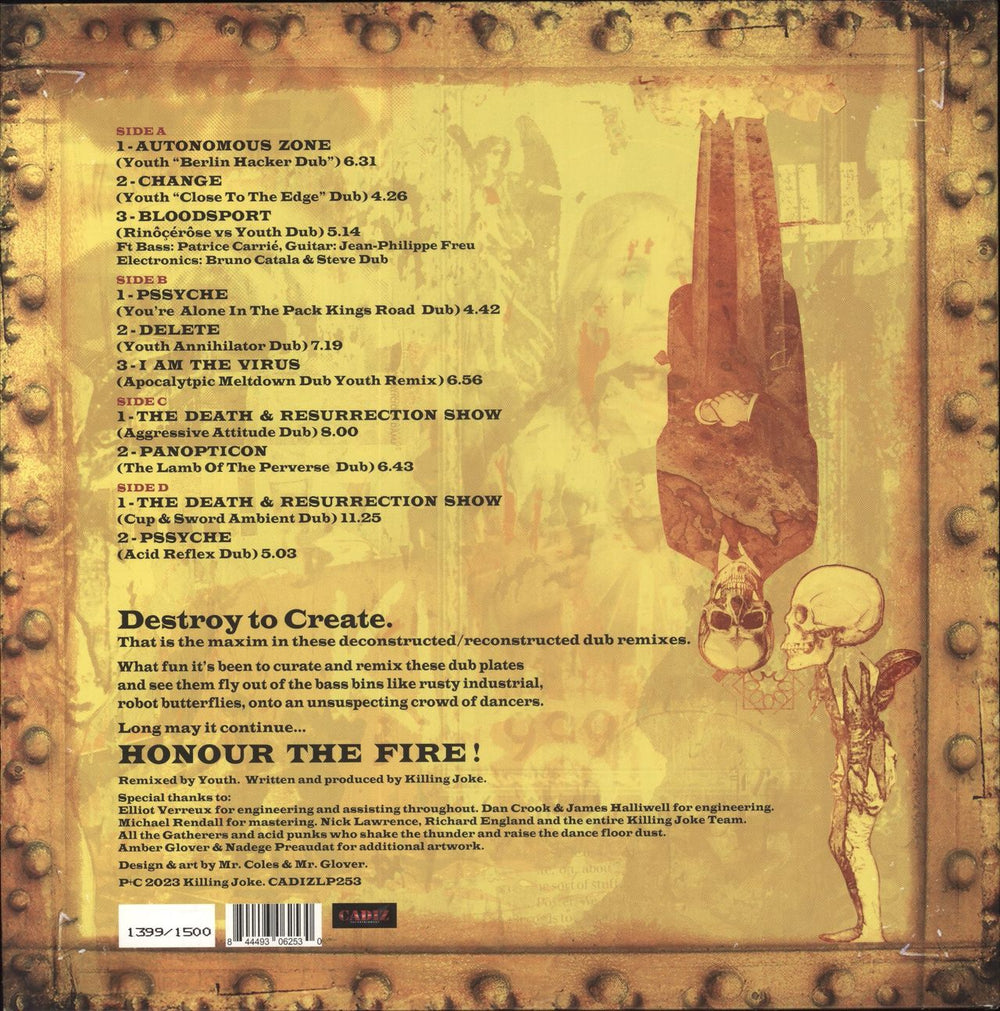 Killing Joke In Dub Rewind [Vol II] - Neon Yellow Vinyl UK 2-LP vinyl record set (Double LP Album) 844493062530