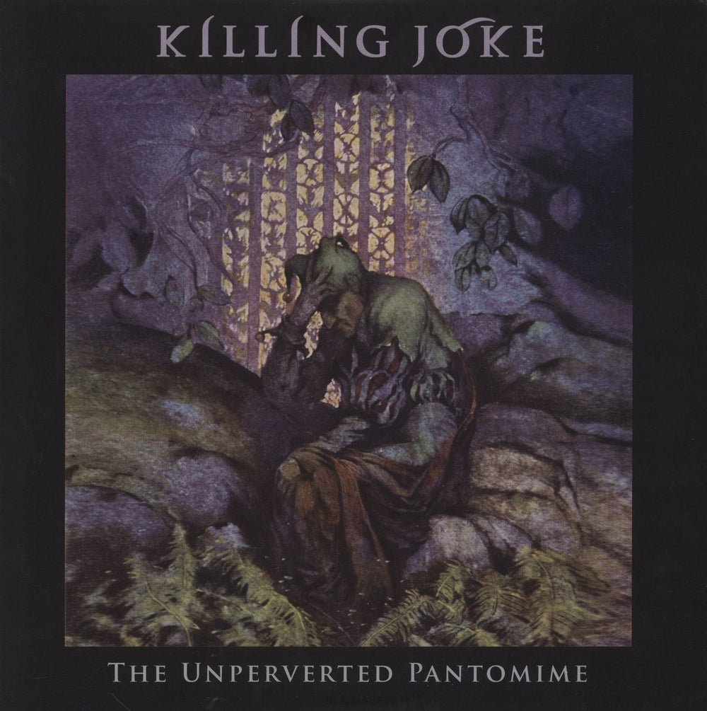 Killing Joke The Unperverted Pantomime - Purple Vinyl + Signed Postcard UK 2-LP vinyl record set (Double LP Album) CADIZLP186