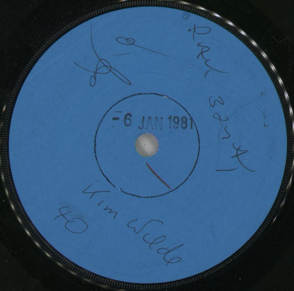 Kim Wilde Kids In America - Test Pressing UK 7" vinyl single (7 inch record / 45) RAK327-A1