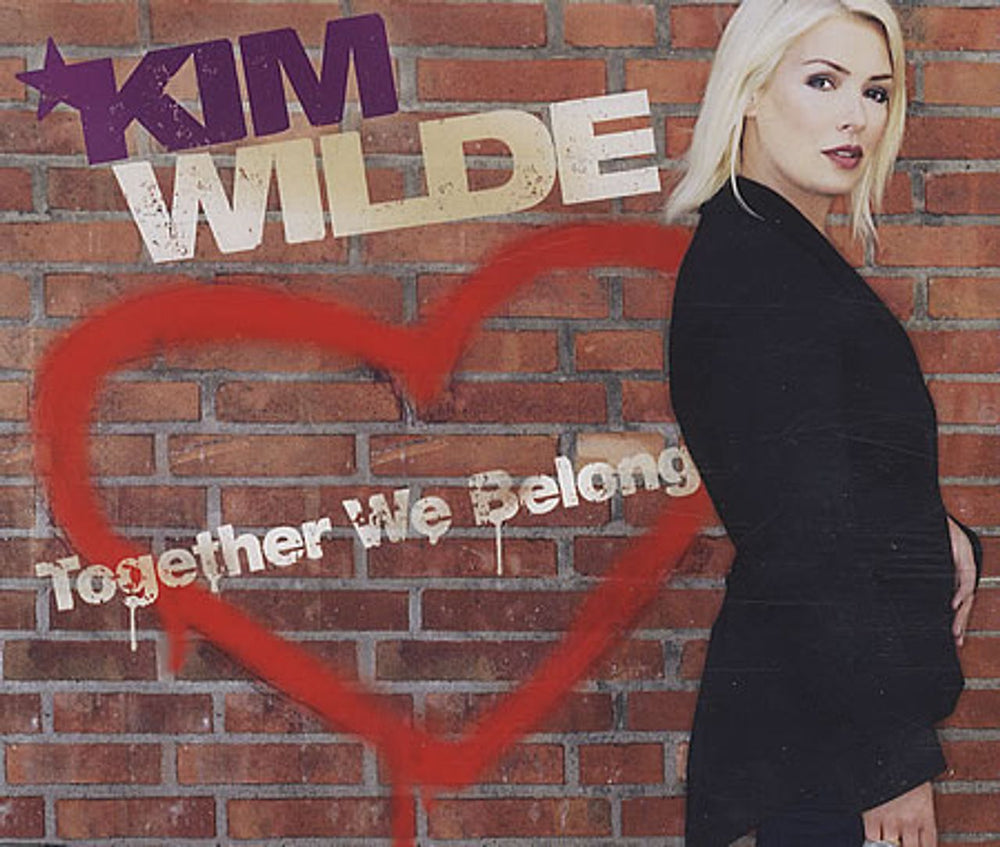 Kim Wilde Together We Belong German CD single (CD5 / 5") 3925652