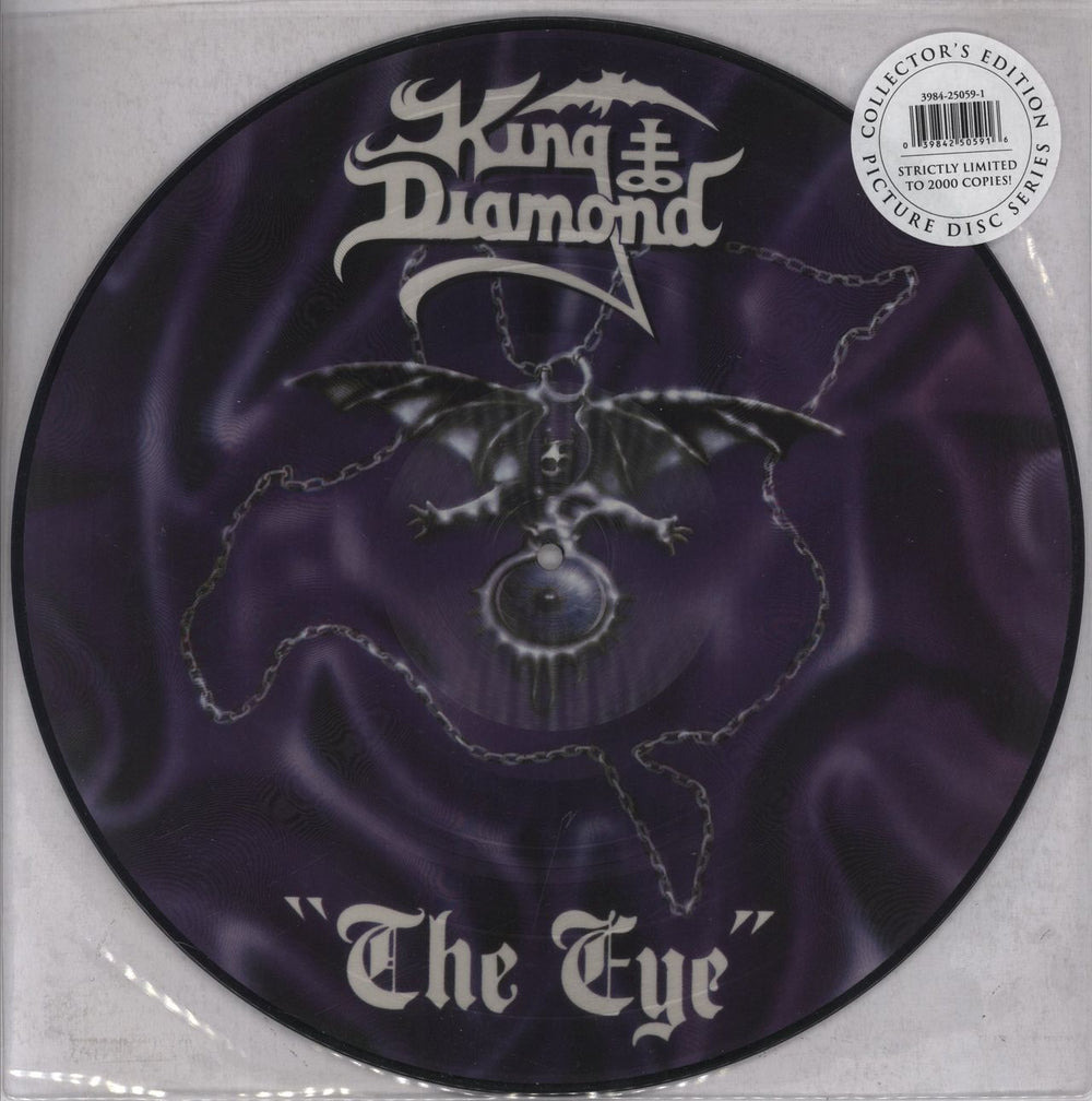 King Diamond The Eye Dutch picture disc LP (vinyl picture disc album) 3984-25059-1