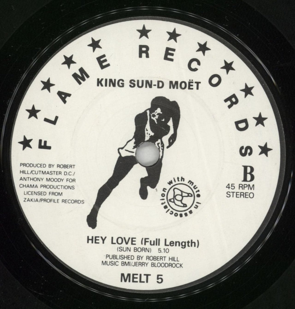 King Sun Hey Love UK 7" vinyl single (7 inch record / 45)