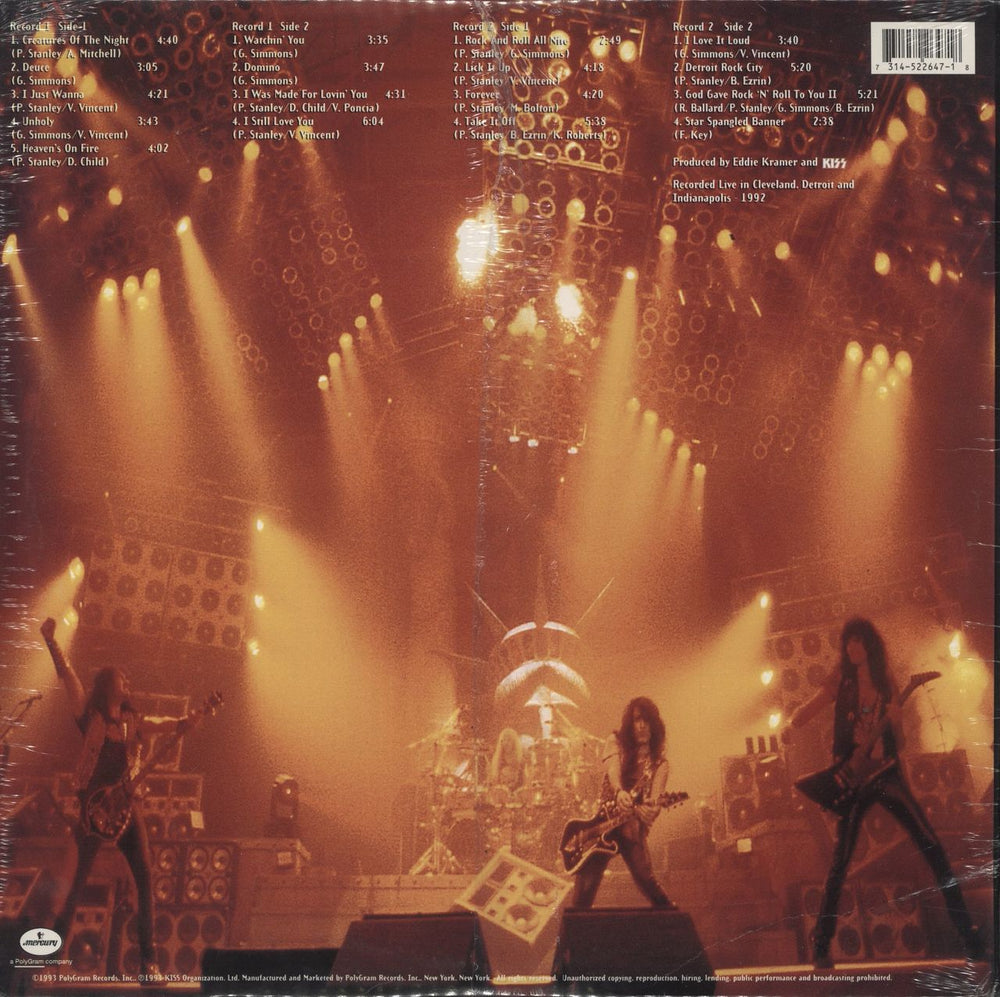 Kiss Alive III - Black Vinyl - Sealed US 2-LP vinyl record set (Double LP Album) 731452264718