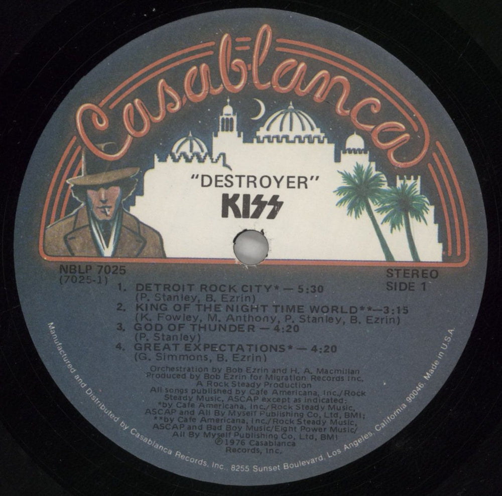 Kiss Destroyer US vinyl LP album (LP record) KISLPDE647540