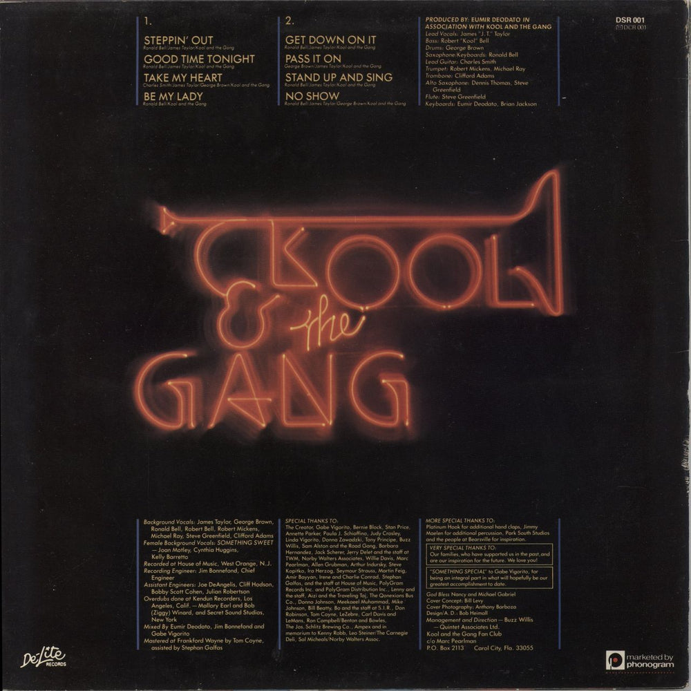 Kool & The Gang Something Special UK vinyl LP album (LP record)