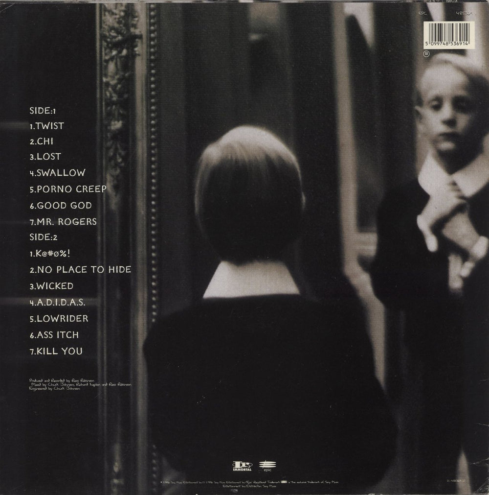 Korn Life Is Peachy - EX UK vinyl LP album (LP record) 5099748536914