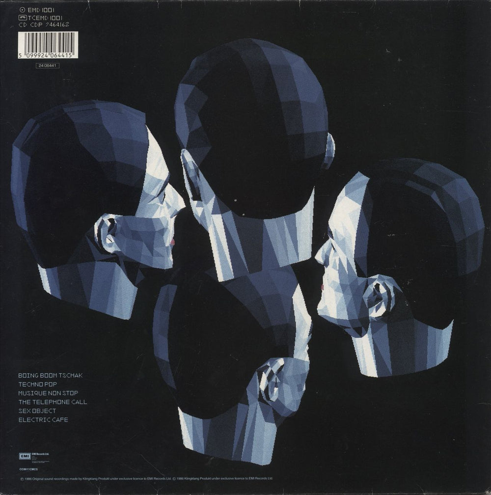 Kraftwerk Electric Cafe - VG UK vinyl LP album (LP record) 5099924064415